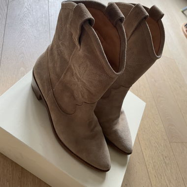 Bottines Basses Sezane Penelope (suède beige)