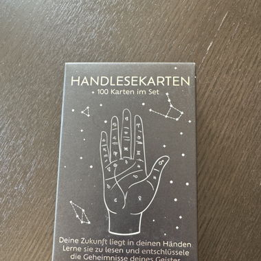 Carte per la lettura della mano