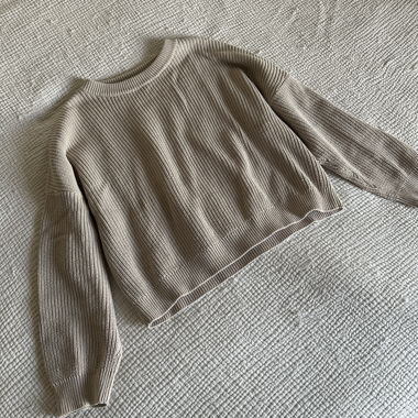 anna field - cozy beige cream jumper