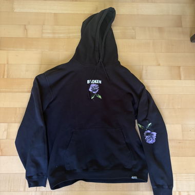 Sweat à capuche Broken Promises, taille XL