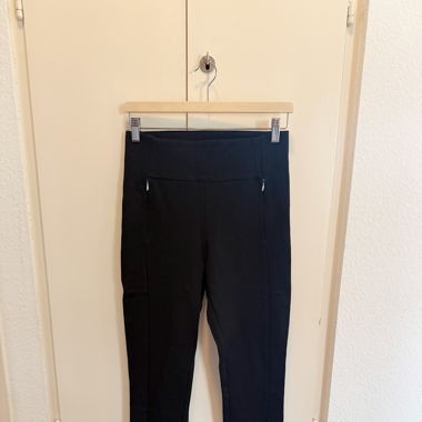 Black stretch pants