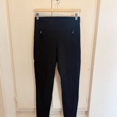 Black stretch pants