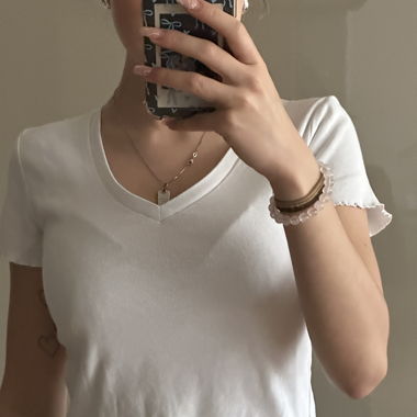 White crop top