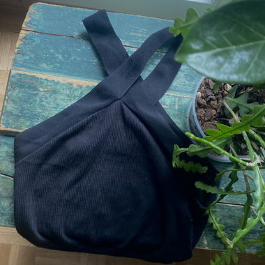 schwarzes top