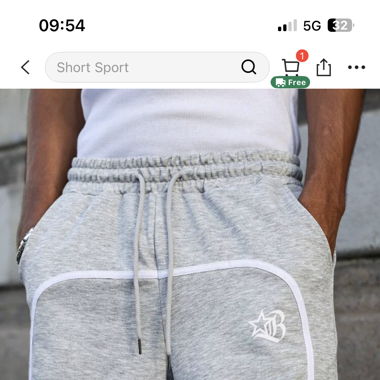 Short gris