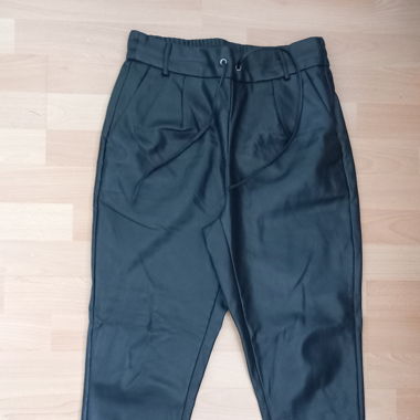 Black leather pants