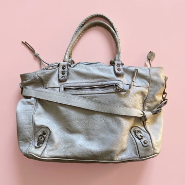Sac à main en cuir style Balenciaga Slouchy Motor Bag