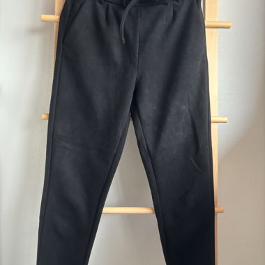 Hose in Wildleder-Optik