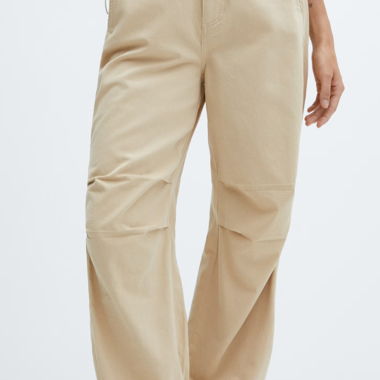 Parachute pants from Mango, new