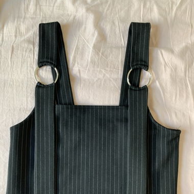 Striped stretch dress