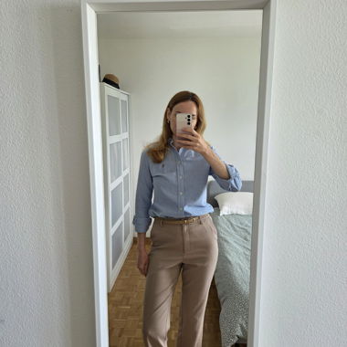 Pantalon habillé beige