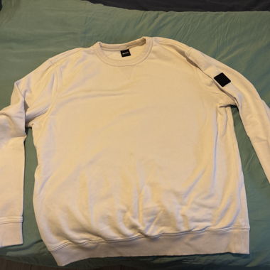 Sweatshirt blanc cassé 