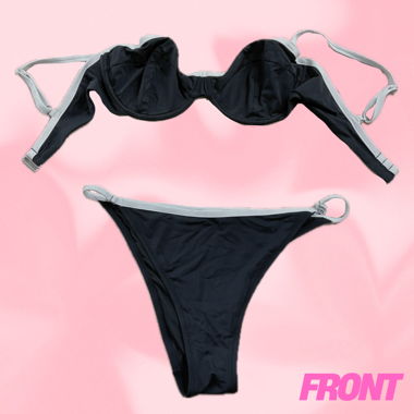 Bikini nero e bianco