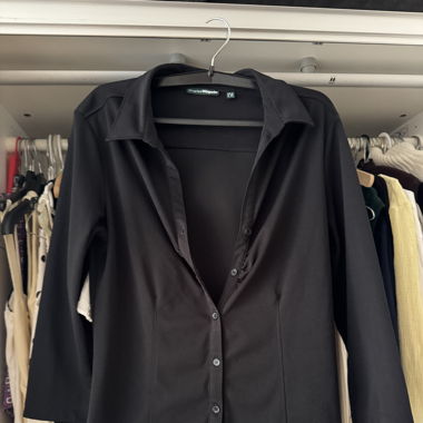 Blouse noire des années 90