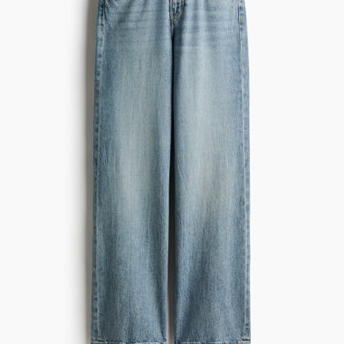 Jean large taille haute H&M