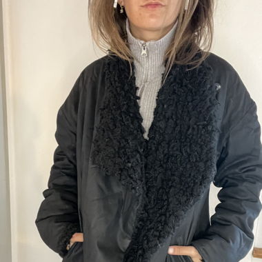 übergangsjacke schwarz gr 34