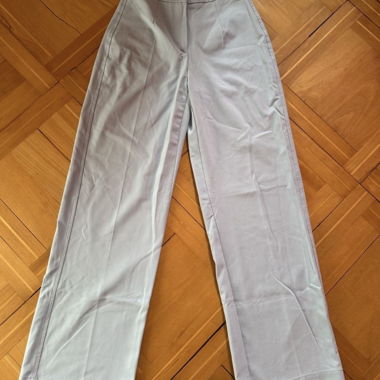 Pantaloni in tessuto Bershka, azzurro chiaro, taglia 36
