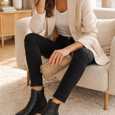 Schwarze Chelsea-Boots