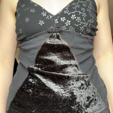 2000s Casa Blanca Black Tank Top