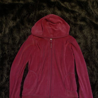pink samt jacket y2k