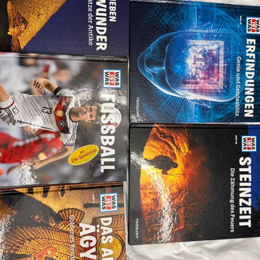 Set di 5 libri illustrati WAS IST WAS per bambini