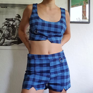 Karierter Zweiteiler - Two Piece