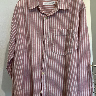 Camicia a righe Zara taglia 134
