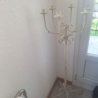White candelabra