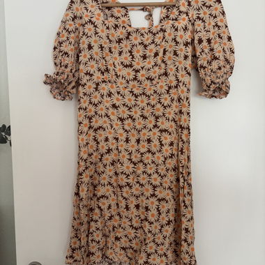 Kleid kurz Mango Blumen L