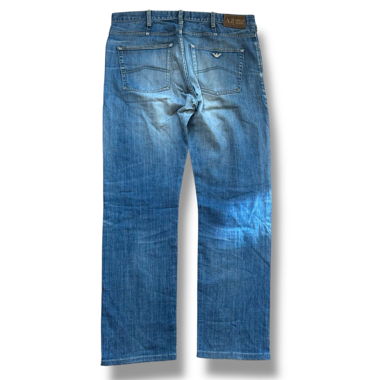 Vintage Armani straight leg denim jeans
