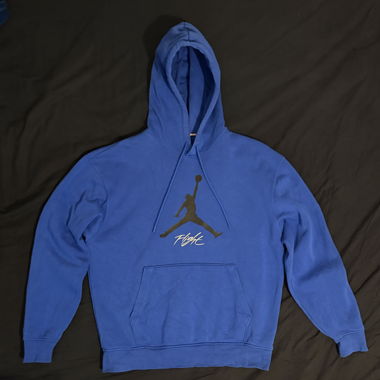 Jordan flight Hoodie Blu Taglia M