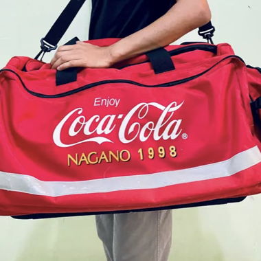 Vintage Coca Cola Nagano Olympische Japan Reisetasche