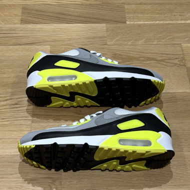 Nike Air Max Sneaker bianco/giallo neon DS con scatola