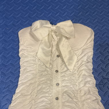 Haut bandeau blanc