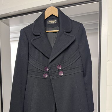 Wool blend coat