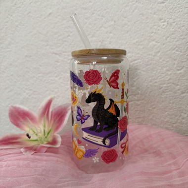 Fantasy Drago-Verglasbecher aus Glas