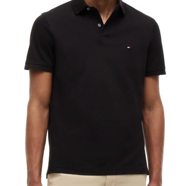 Black Tommy Hilfiger Polo