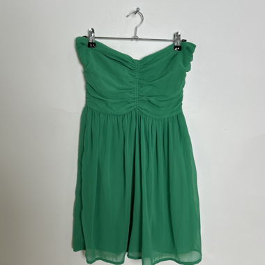 Green Strapless Dress