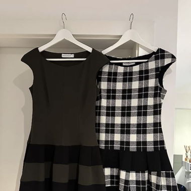 Robe Rinascimento Kaki/Noire