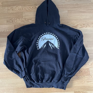 Sweat à capuche Fruit of the Loom «Paranoid» noir XL