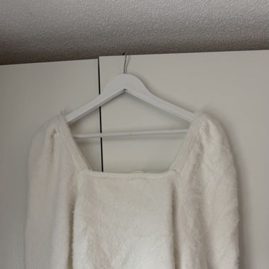 Flauschiger weisser H&M Pullover 