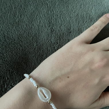 Armband mit Muschel Handmade