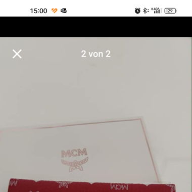 Neu: MCM Handtasche Klatsch rot 