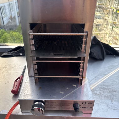 Gas-Pizzaofen Edelstahl