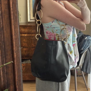 Schwarze Asos Handtasche