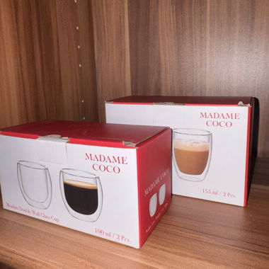 Madame Coco Espresso & Coffee Glasses