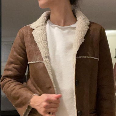 Veste mouton retourné 