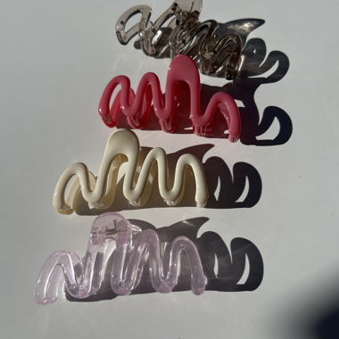 Hair claw clips set x4