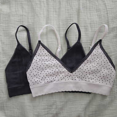 Confezione da 2 top per reggiseno