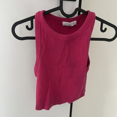Canotta a coste fucsia Costes Basic